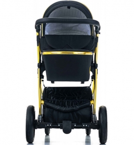Детская коляска 2 в 1 Venicci Gold Black