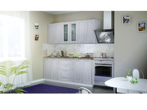 Кухня Патина серебро 1600